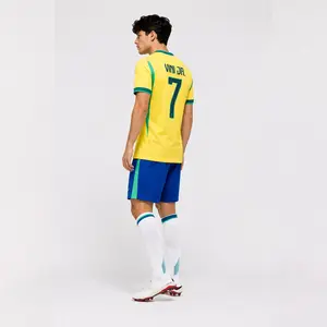 Vini Jr. #7 Yellow Green Football Jersey, Soccer Fan Shirt, Supporter Gift