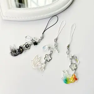 Multifunctional Fish Star Beaded Phone Chain, Phone Charm, Car Decoration Pendant, Couple Phone Strap, Stylish Accessory for Phones & Cars