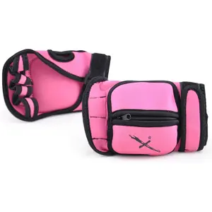 Adjustable Weighted Gloves, 2 lb. Set - Removable Weight (2 x 0.5 lb. Each Glove) for Sculpting MMA Kickboxing Cardio Aerobics Hand Speed Coordination  Strength