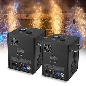 2 Pcs - 700W Cold Spark Machine DMX512 Firework Machine 3-16ft Adjustable for Wedding Stage Party DJ Disco
