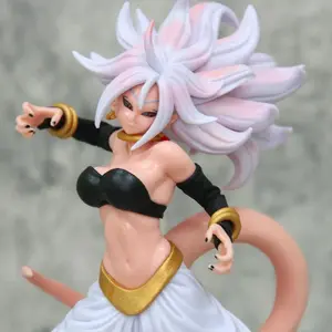 21cm No.21 Anime Figure - Standing Battle Pose Collectible Model Toy Gift with Distinct Facial Expressions, Unique Design, Desktop Decoration with Stress-Relieving Effect
