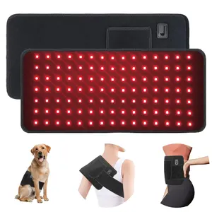 Red Light Belt for Body 660nm 850nm Near Infrared Light Pad for Relax Red Light Wrap Device for Arm Wrist Back Knee Muscle Relaxiton (Corded)