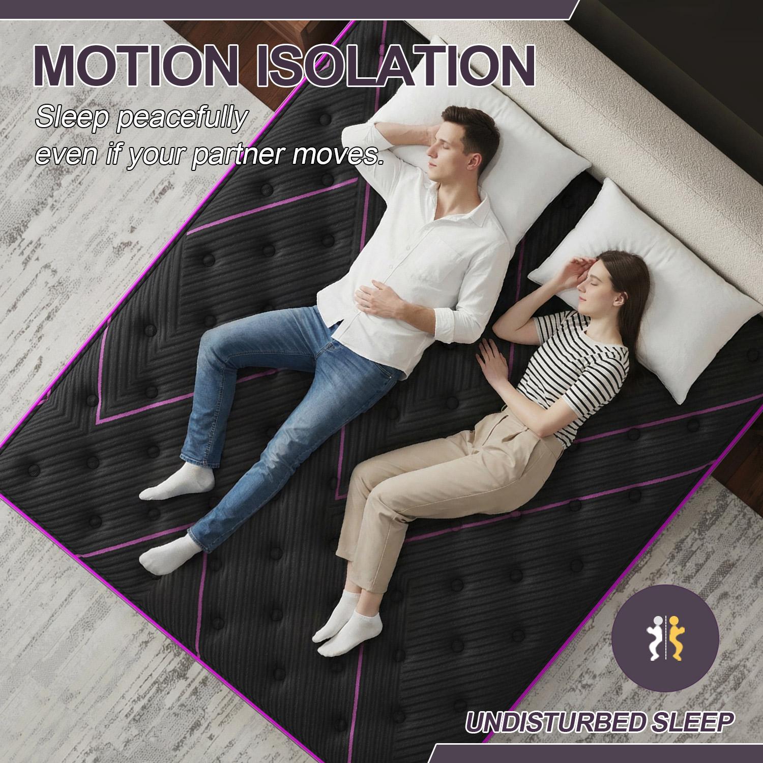 12"14" Gel Memory Foam Hybrid Pocket Spring Twin Full Queen King Mattress In A Box, Euro Top Mattresses Medium Firm For Motion Isolation, Edge Support 12"14" Gel Memory Foam Hybrid Pocket Spring Twin Full Queen King Mattress In A Box, Euro Top Mattresses Medium Firm For Motion Isolation, Edge Support