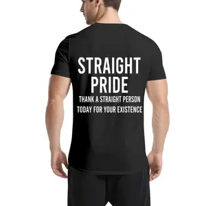 Straight Pride T-shirt, Thank A Straight Person Shirt, Funny Statement Tee, Unisex Graphic Shirt, Casual Cotton Tee