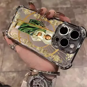 St.Jude Bible Church TPU Casing for iphone 17Air 16 15 14 13 12 11 X XS PRO PLUS MAX Four Corners Anti-Fall Transparent Soft Silicone Gift Shockproof Protection Anti-Drop Protective Protector Phone Cases Shell Cover Cellphone Smartphone