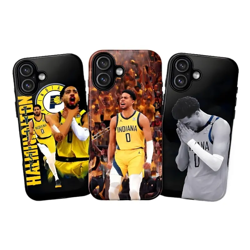 Tyrese Haliburton Phone Case — NBA Basketball-Themed Protective Cover, Compatible with iPhone 11–17 Pro Max/Plus Series and Samsung Galaxy S23– Series