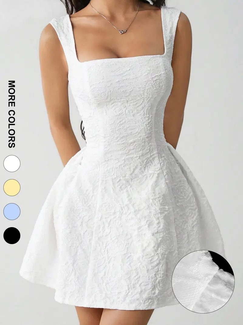 white graduation dress square neck - TikTok Shop white graduation dress square neck - TikTok Shop