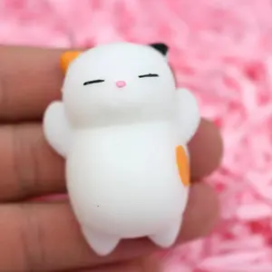 Toys Squishy Cat Soft Silicone Kawaii Kitties Top Stress Relief Sensory Gift 2026 Unique Kids & Adults Teenage Girl Boy
