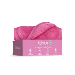 Eelhope Fiber Makeup Remover, Face And Eye Makeup Gentle Cleansing Makeup Remover Cleaning Towel