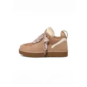 Women's Winter Snow Boots Thick Sole Warm Suede Lining Low Cut Lace-up Design Comfortable Casual Shoes