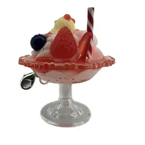 The SnapBliss Banana Icecream Charm, Fun Clip-On Charms for Tumbler Cup Bracelets, Personalize Your Drinkware with Unique, Interchangeable Accessories!
