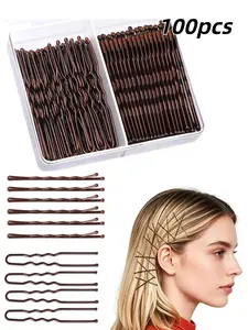 100pcs Bobby Pins Bobby Pins for Women, Hair Pins, 2inch Hair Accessories, Durable Bobby Pins for Daily Use, Perfect Gift Idea