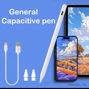 Universal Capacitive Pen for iOS, Android, Windows Tablets and Phones, Multi-Color Touch Pen for Drawing and Writing, Kpl 68430 Model
