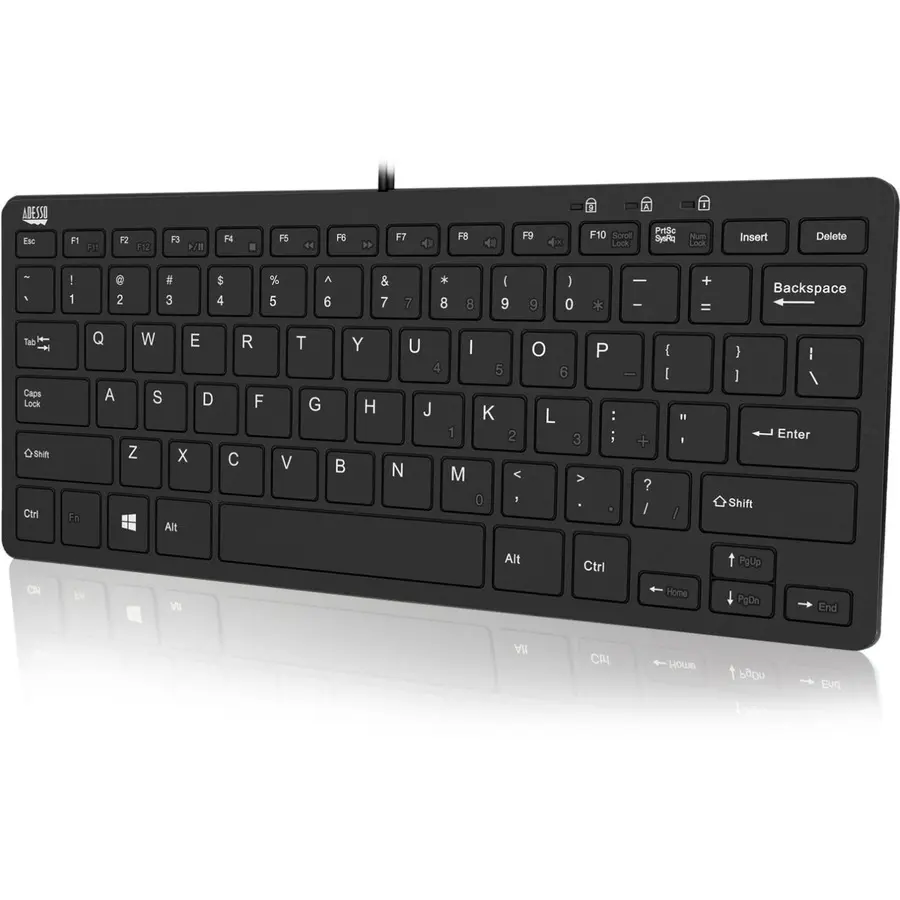 Adesso SlimTouch 510 Mini Keyboard with USB Hubs