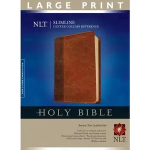 USED-Slimline Center Column Reference Bible-NLT-Large Print by Tyndale Publishers (Unknown)