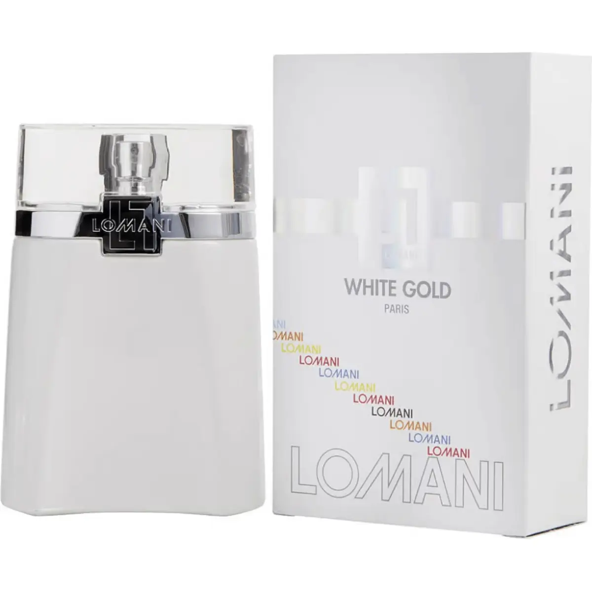 Lomani White Gold Eau de Toilette Spray for Men, Aromatic Bergamot and Lemon Citrus Fragrance with Cardamom, 3.4 oz, Citrus Zest, 3 To 3.9 Fl Oz, 3.4Oz