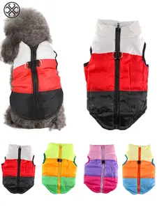 Luxtrada Dog Jackets for Winter Windproof Waterproof Cozy Dog Coat for Cold Weather Warm Apparel Clothes Puppy Dog Vest for Small Medium Dogs (Red+Black,M)