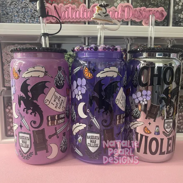Fourth Wing Violence Glass Can