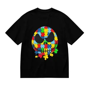 Skellington Autism Vintage Jack Skellington Tshirt Men Women Children Kids T-shirt Hoodie Sweatshirt S to 5XL T Shirt