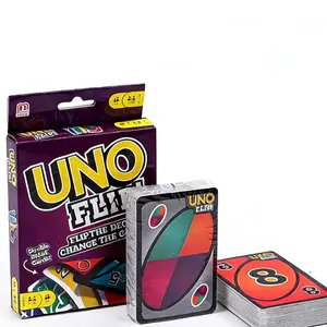 Uno Flip Card Game, Mattel Games Wildcard Uno, Fun Family Party Game, Engaging Uno Flip Design, Perfect for Parties and Gatherings, Card Set