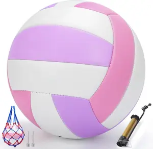 Volleyball Soft Beach Volleyball - Official Size for School, Indoor, Outdoor and Play Game Gym Workout - Play for Girls, Adults and Family
