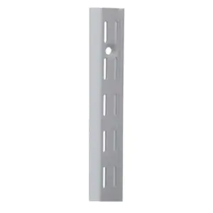 212 MAIN White Steel Dual Track Shelf Standard, 48-48 in., 450lb Capacity, Decor Utility Shelves Accessory, Wall Mount Organizer, Pack of 10