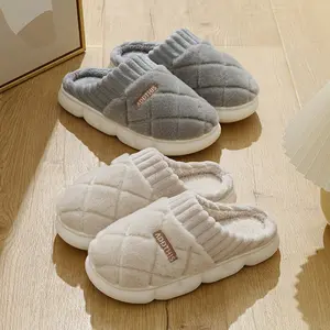 Brand Bdhjydb 2026 New Unisex Winter Warm -Lined Slippers Suitable for Women & Men, /Outdoor - Maternity Couple Slippers with Sole - Cozy for Pregnancy & Postpartum