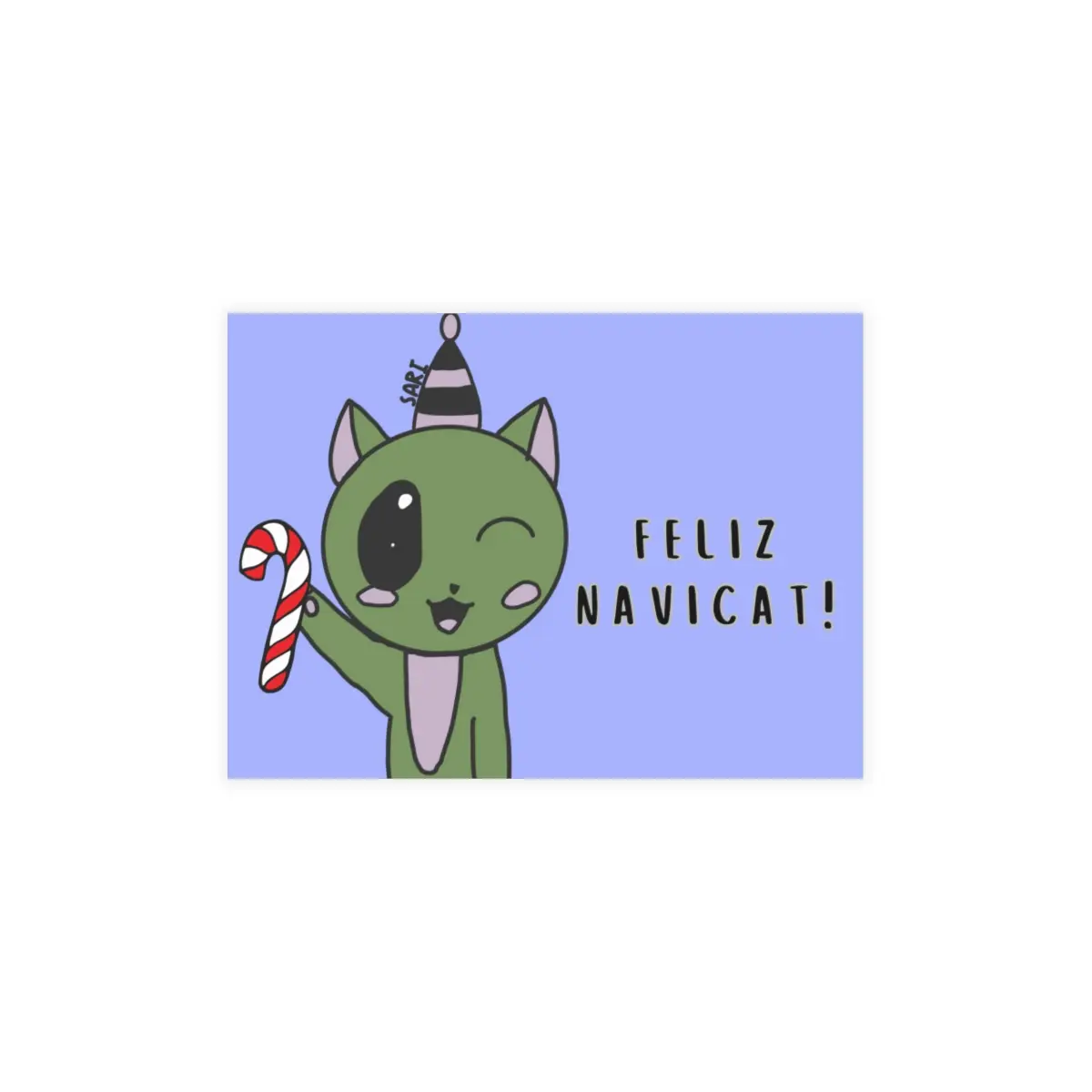 Dcubed Designs Matcha Christmas Postcard Pack of 10