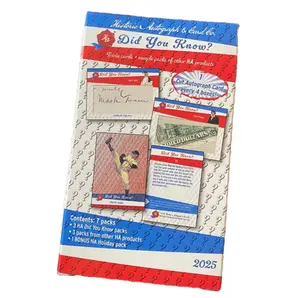 2025 Historic Autographs Did You Know? Hobby Box