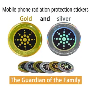 Sunflower Anti-Radiation Stickers, 2pcs/4pcs/6pcs Phone Radiation Protection, Battery Radiation Prevention, Mobile Phone Accessories, Protector, Smartphone