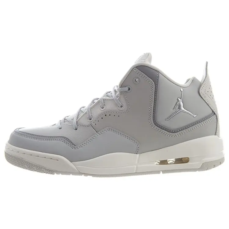 Jordan Courtside 23 Retro Mid-Top Basketball Shoes for Men in Gray with Premium Leather and Durable Design
