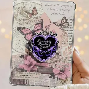 Magnetic Phone Grip Probably Reading Smut Cake Coquette Black Heart Bow Magnetic Kindle Grip Book Lover Cute Bookish Accessories Phone Holder PopSocket Phone Grip Magnetic Pop Socket Phone Grip