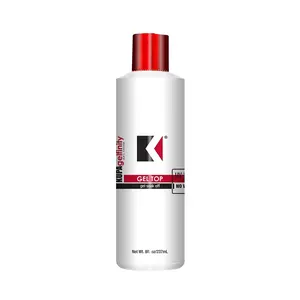 KUPA GelFinity - Soak Off Gel - Top Coat Glossy Finish (No-Wipe) 8 Fl Oz Nail Art