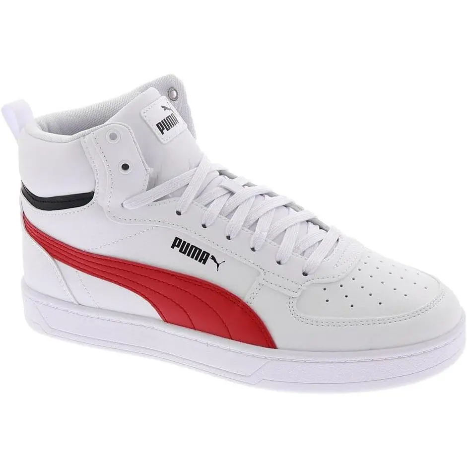 Men's Puma Caven 2.0 Mid Puma White/Red-Black (392291 06)