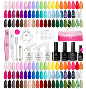 Beetles 60colors Gel Nail Polish Set【Base & Top Coat&Color Gel&Manicure Tool】DIY Nails at home Gift for girl Gift for woman gel x nails  Cutics Cosmetic  Fall Nail Halloween Nail Black Friday Winter Nail Christmas Gift