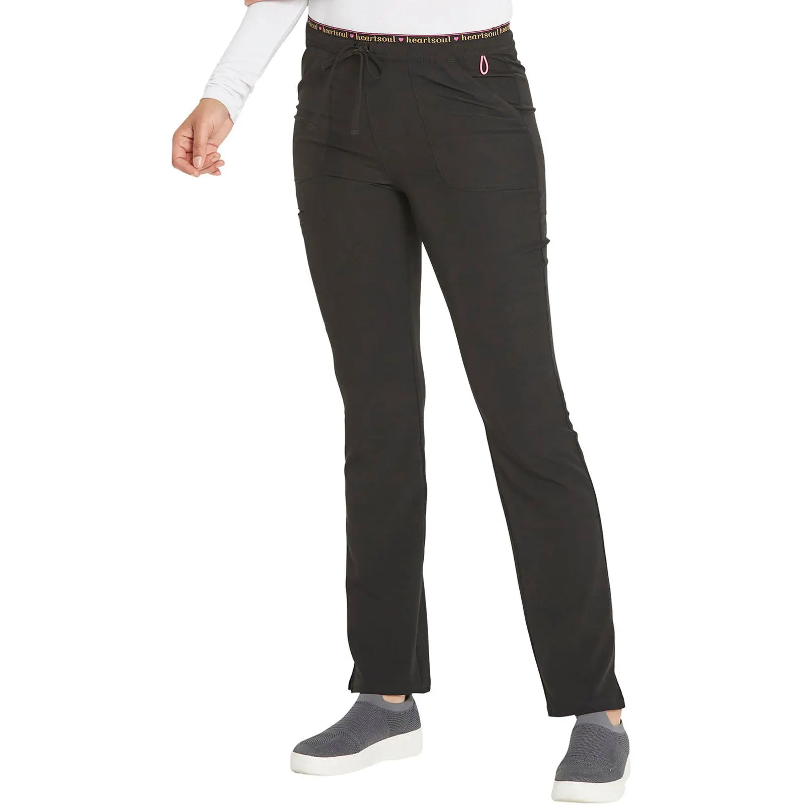 Heartsoul Tall Mid Rise Tapered Leg Drawstring Scrub Pants
