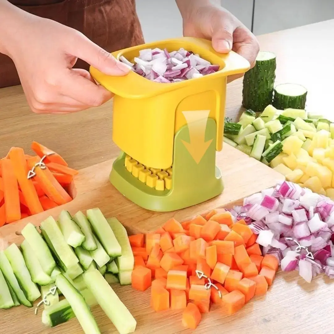 Kitchen Multifunction Vegetable Cutter, 1 Count Fruit Chopper For Carrot/ Orange/ Berry / Vegetables, Cheese & Tincture & Herbal Press