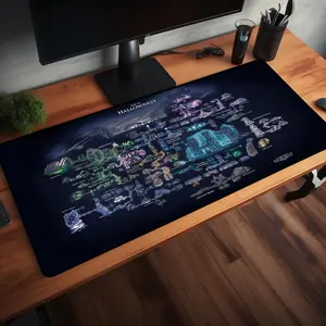 Hollow Knight Mouse Pad Gaming Desk Mat, Anime Art - Desk Pad Mouse Mat for Gamers Who Love Desk Setup, PC Accessories, and Aesthetic Decor