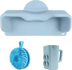 Shampoo Bowl, Hair Station for Kids and Elderly with Rinse Cup & Scalp Massager, Hair for Sink or at Home with Neck