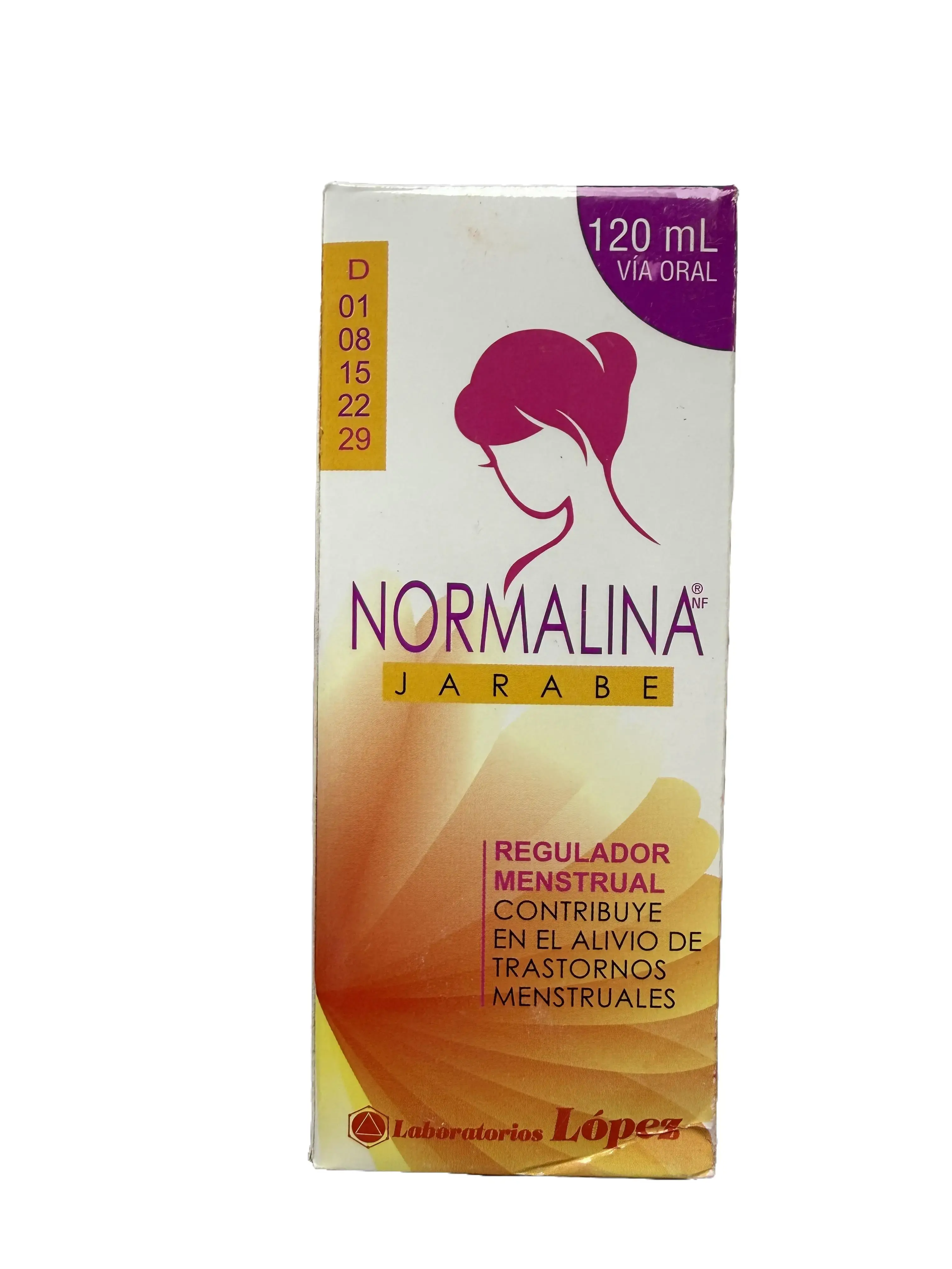 Normalina Jarabe Edible Oral Natural Vitamin Supplement, 120mL, for Women's Overall Wellness & Dietary Healthcare Support