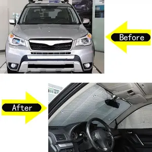 For Subaru Forester 2013~2018 Mk5 Full Coverages Sunshades Windshield Windows Shaby Visor Car Accessories