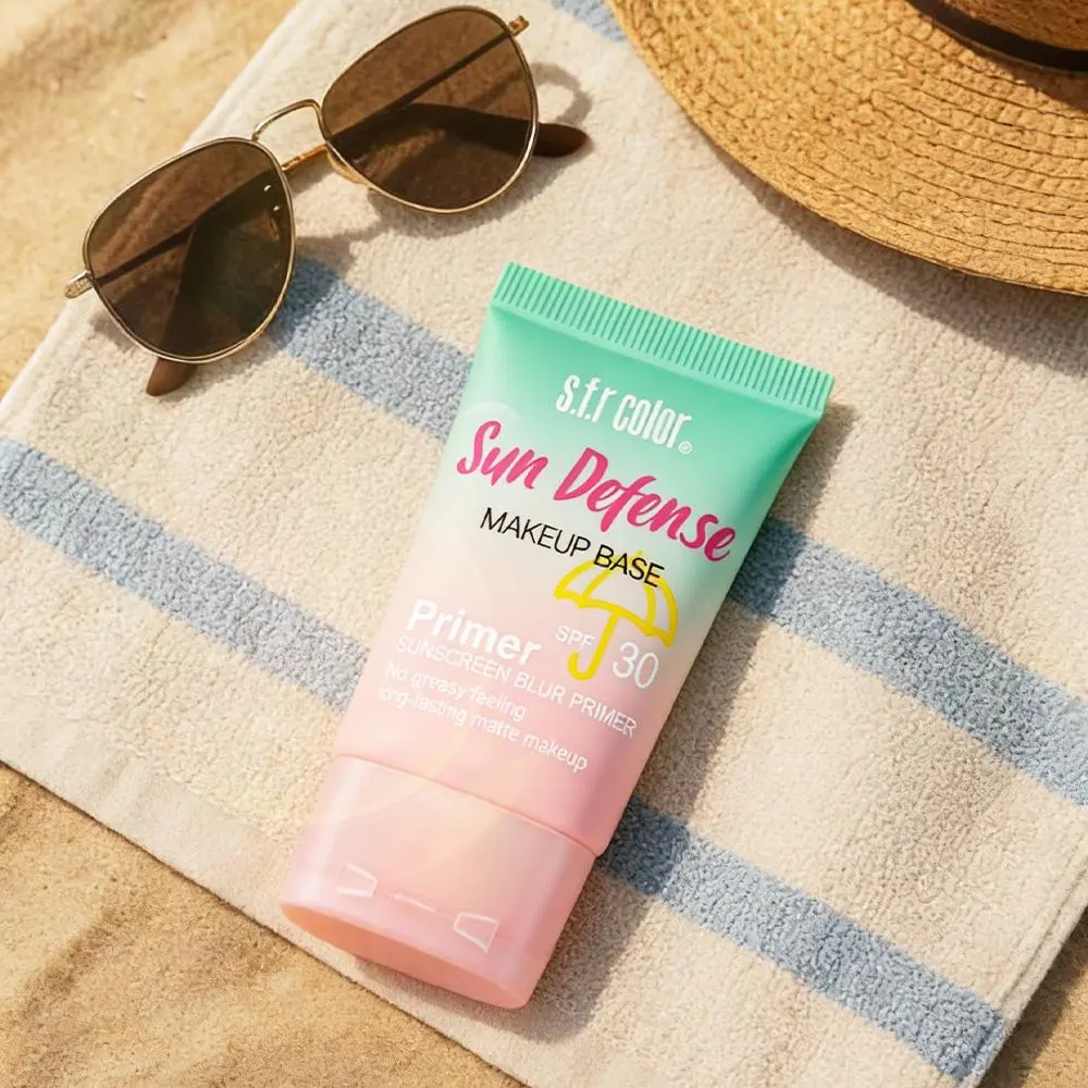 s.f.r Color SPF50 Sunscreen Cream - Daily UV Protection, Lightweight Non-Greasy Portable Lotion for Face & Body