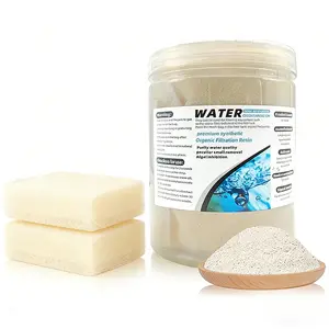 Aquarium Filter Media Organic Resin – Removes Driftwood Tannins and Yellow Water for Freshwater & Saltwater Tanks – 300ml, 2-Pack