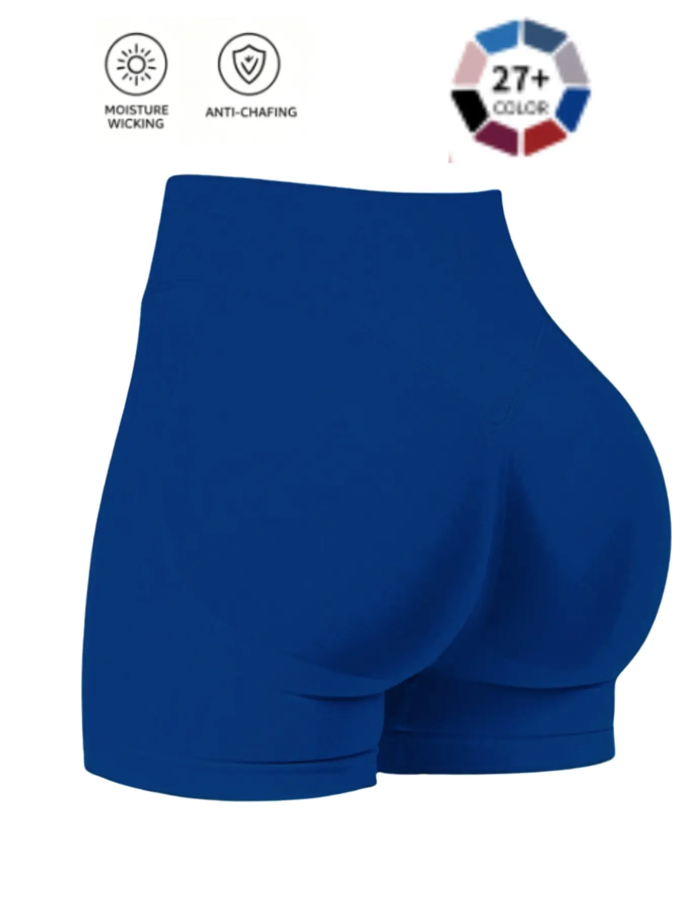 Trendy Butt Lifting Fitness Yoga Shorts, High Waist Tummy Control Workout Shorts for Women, Comfortable & Stylish Gym Wear, Athletic Sports Shorts, Stretch Shorts, High Waisted Shorts