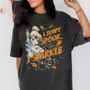 YOUTH AND ADULT SIZES Halloween #PeterPanTinkerbell Shirt, Family Vacation Shirt, Trip 2025 Tee, Spooky Season Tee, Halloween Party Gift