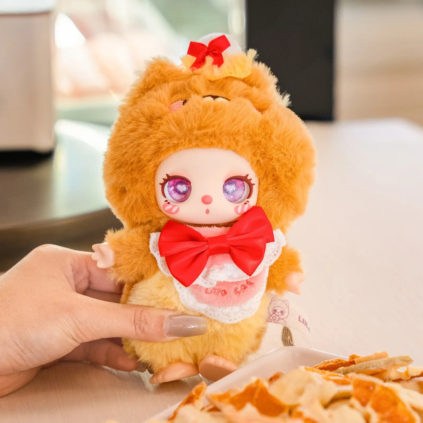 Liila‘s Chef Kitten Plush Blind Box Ship From US For Bag Pendant Keychain- Perfect for Plush Toy Fantasy Box Lovers and Collectors - Surprise Figure D