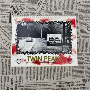 Twin Peaks 2026 Monthly Wall Calendar – Dark Mystery TV Series Inspired Calendar, Spiral Bound Horror Aesthetic Calendar, Fan Collectible Gift