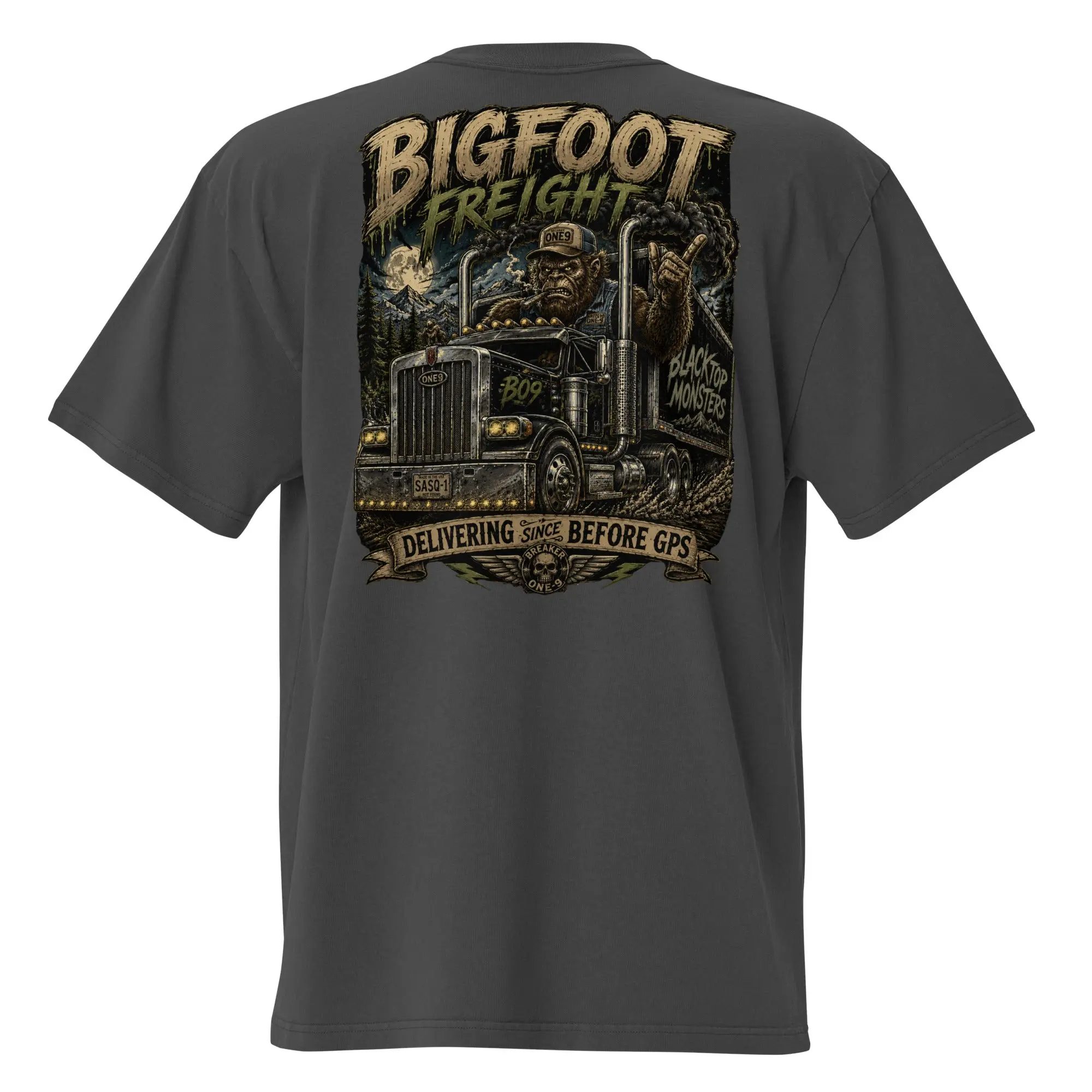 Bigfoot Freight Tee™ Oversized Faded