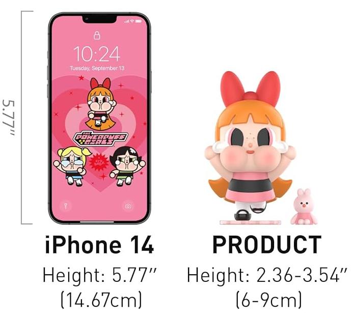 Pop Mart CryBaby x Powerpuff Girls Figures Single Blind Box Authentic Collectible Cute Gift Trending Rare Limited Collection Brand New Unopened