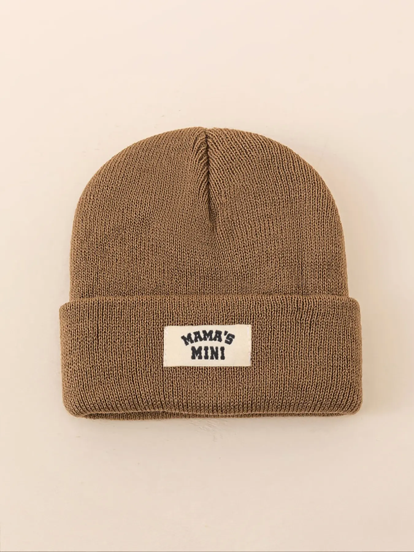Newborn Knit Hat with Letter Embroidery, Warm Winter Beanie for Infants, Toddler Beanie, Suitable for Outdoor Use, Casual Style for Daily Commute, Winter Skull Cap, Beanies, Toddler Hats